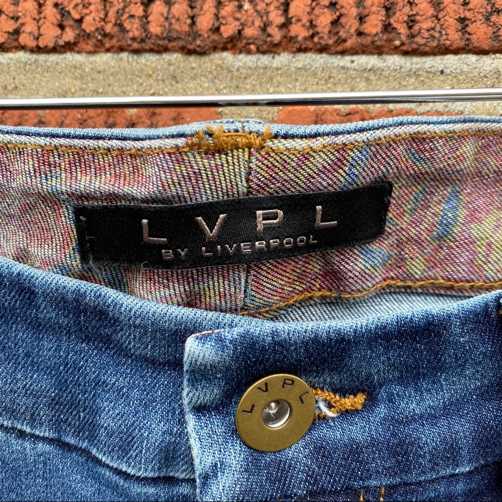 🆕 LVPL Liverpool Kayden Studded Zip Gusset Jean - Picture 6 of 13